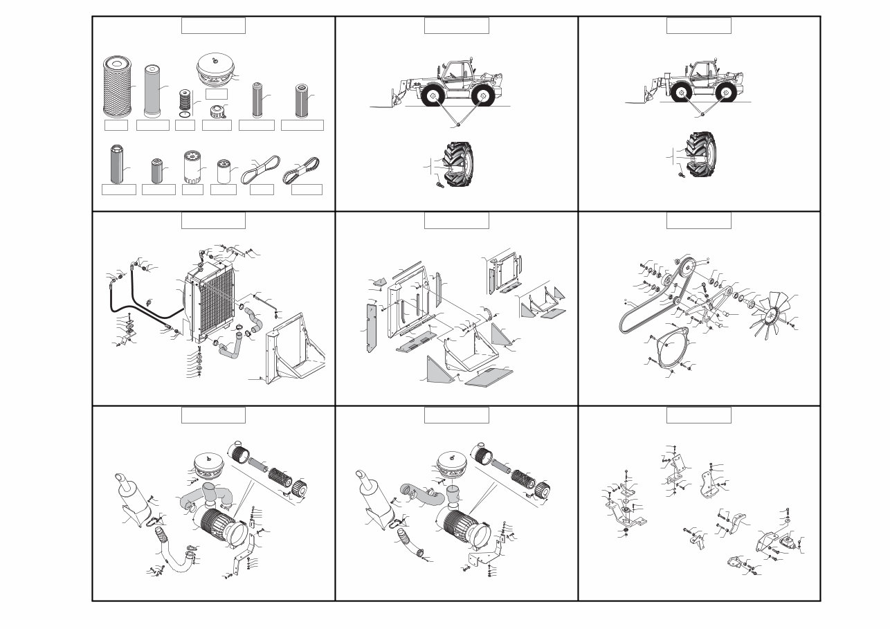 MANITOU MT Series Parts Part Manual With Exploded Views preview img 6
