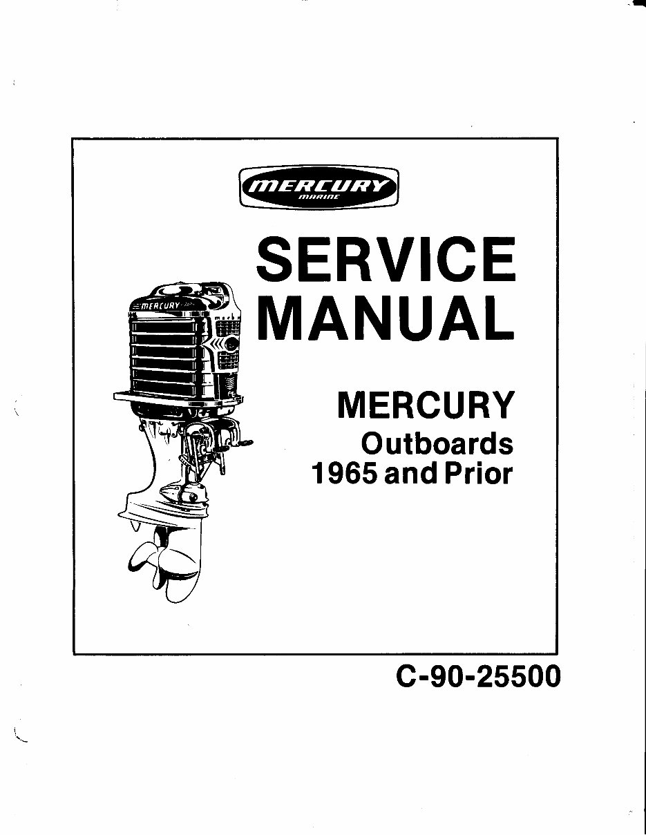 1940 Kiekhaefer Mercury Outboard Service & Repair Manual preview img 1