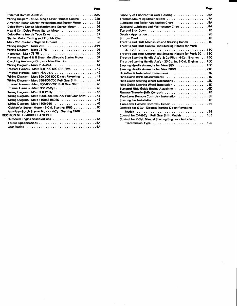 1940 Kiekhaefer Mercury Outboard Service & Repair Manual preview img 3