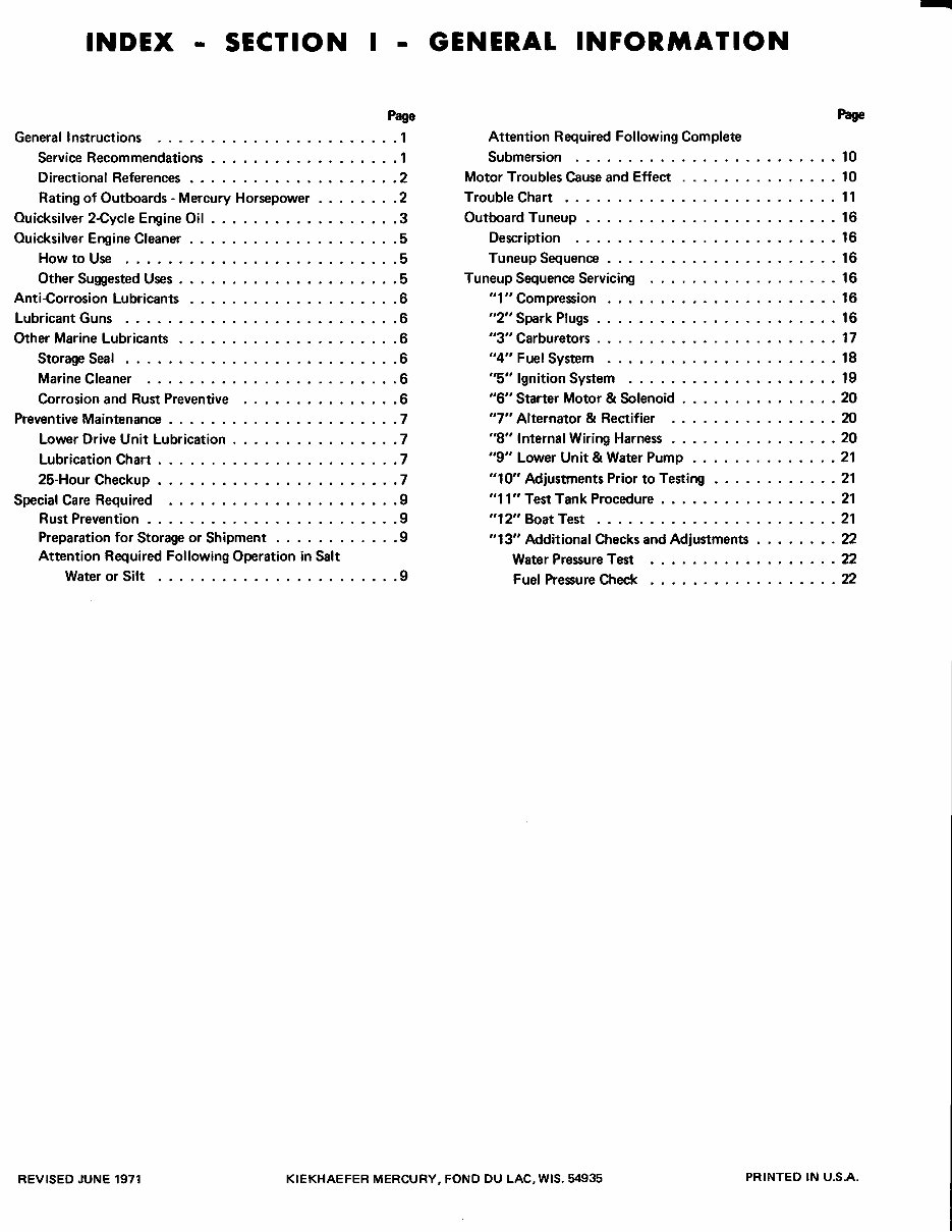 1940 Kiekhaefer Mercury Outboard Service & Repair Manual preview img 5