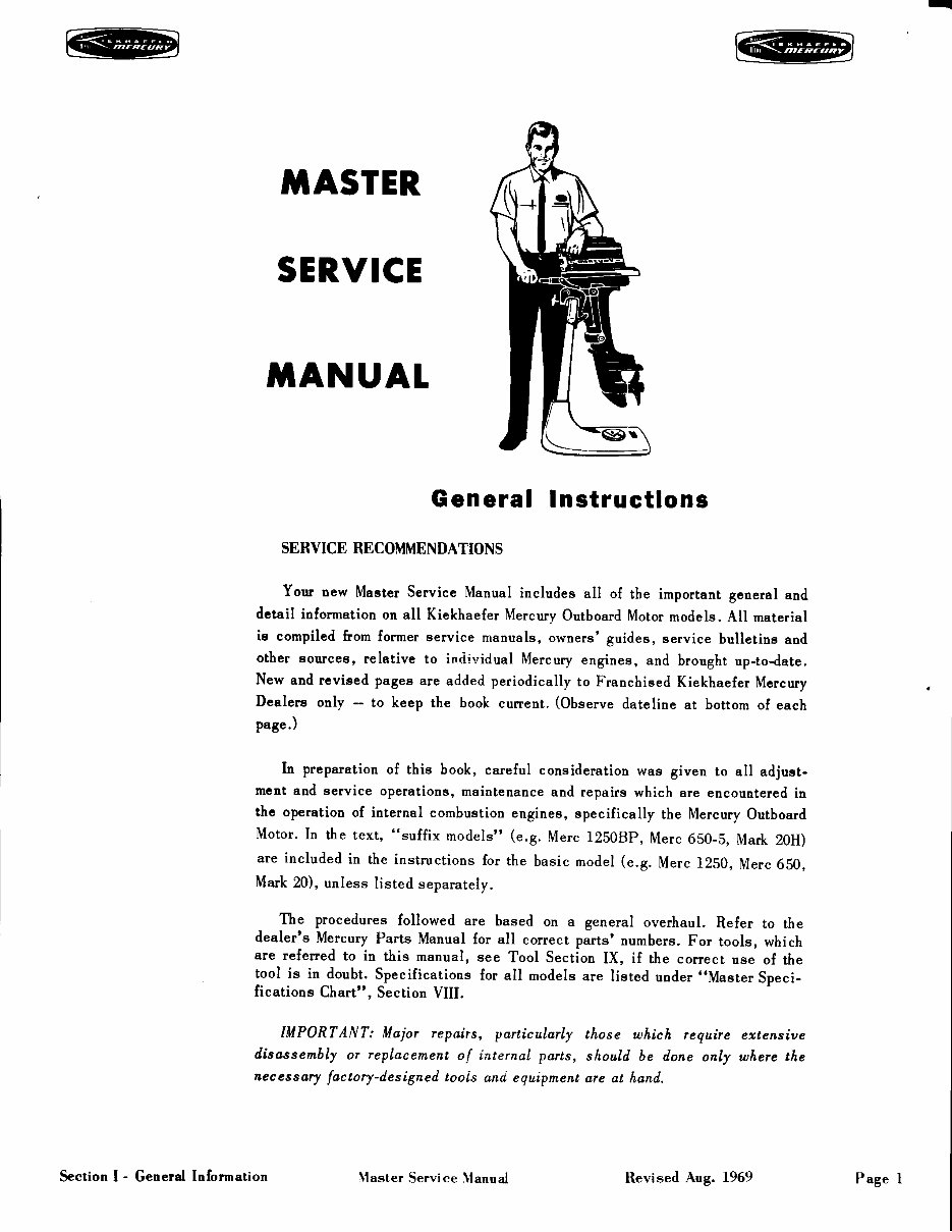1940 Kiekhaefer Mercury Outboard Service & Repair Manual preview img 6