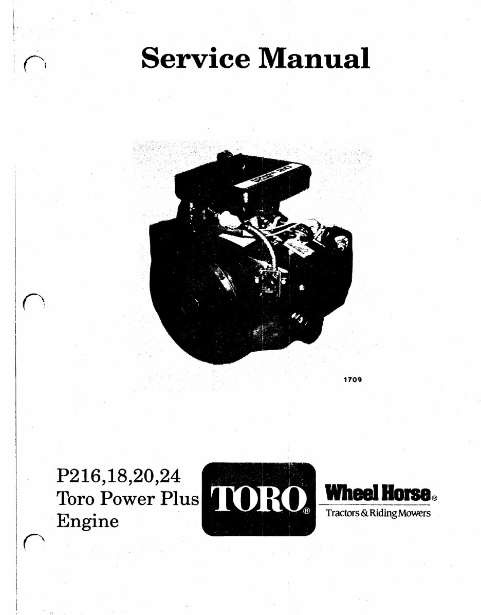 Onan Toro Power Plus P216 P218 P220 P224 Engine Service Repair Manual - preview img 3