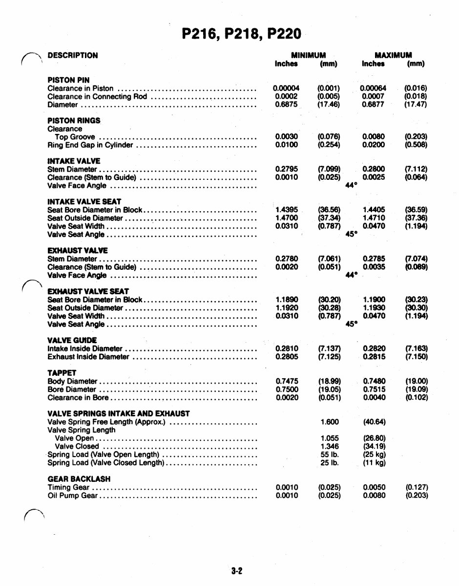 Onan Toro Power Plus P216 P218 P220 P224 Engine Service Repair Manual - preview img 9
