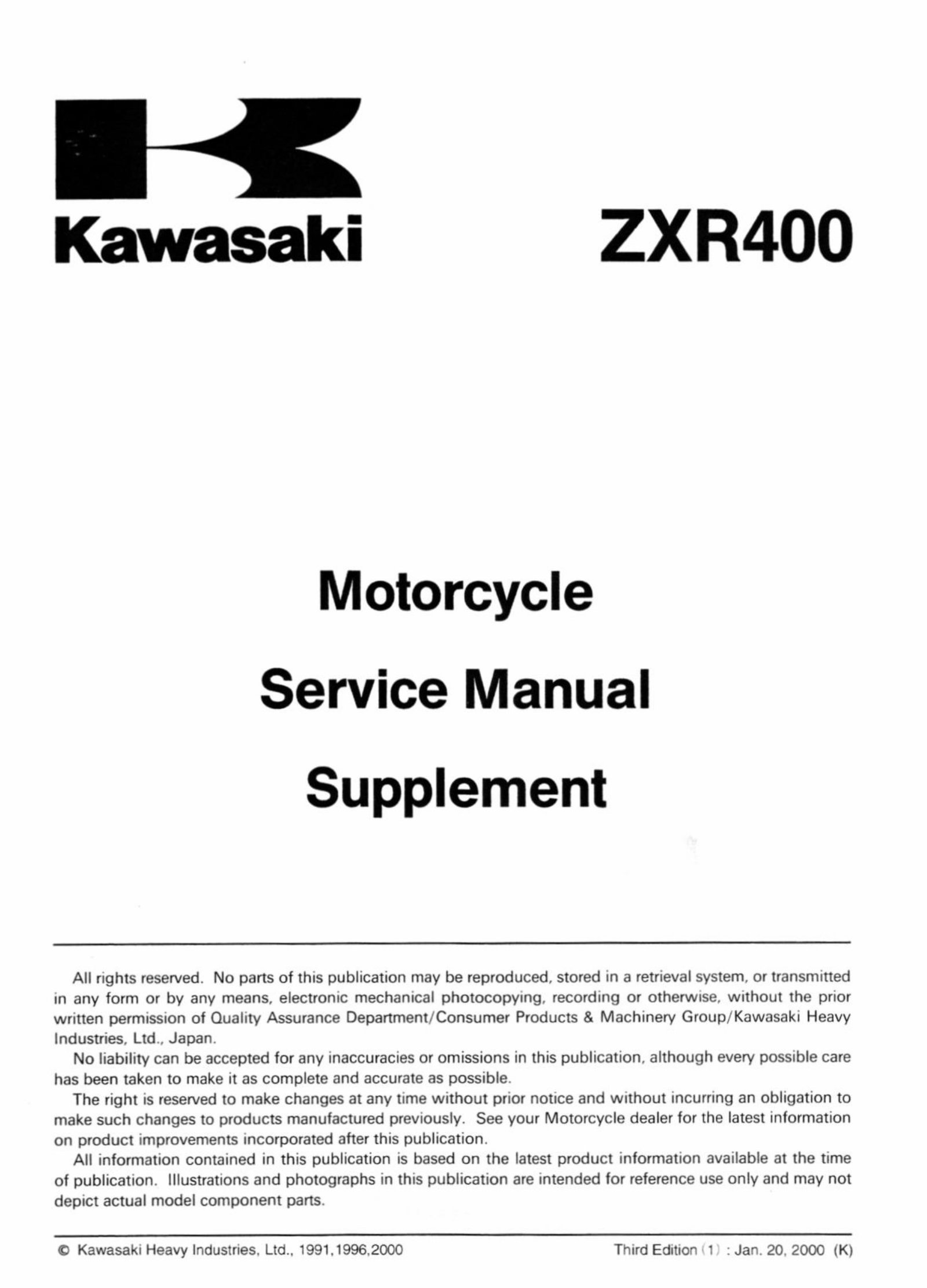 1991-2000 Kawasaki ZXR 400 Workshop Repair manual preview img 3