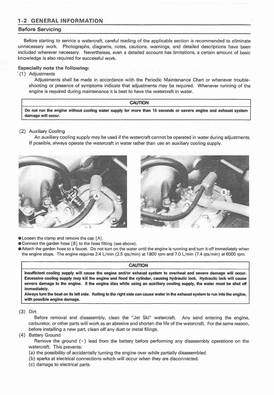 1991-1997 Kawasaki Jetski 750SX JS750 Service & Repair Manual preview img 7
