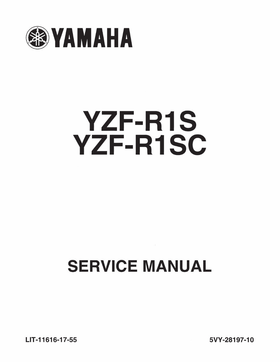 2004 Yamaha YZF R1 Service Repair Manual preview img 1