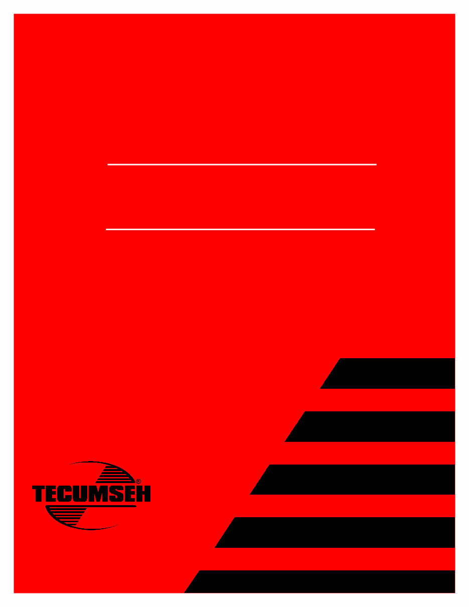service manual Tecumseh 4 Cycle OHV Engines preview img 1