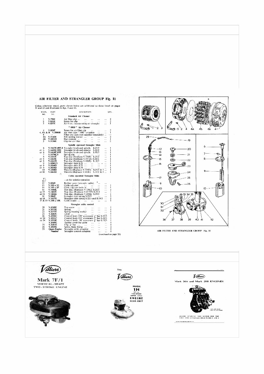 Villiers Carburettor manuals for mechanics preview img 6
