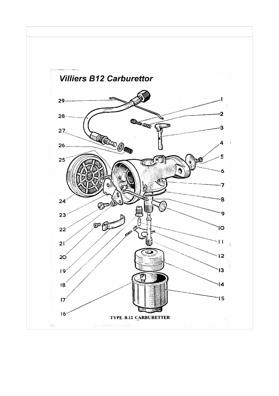 Villiers Carburettor manuals for mechanics preview img 9