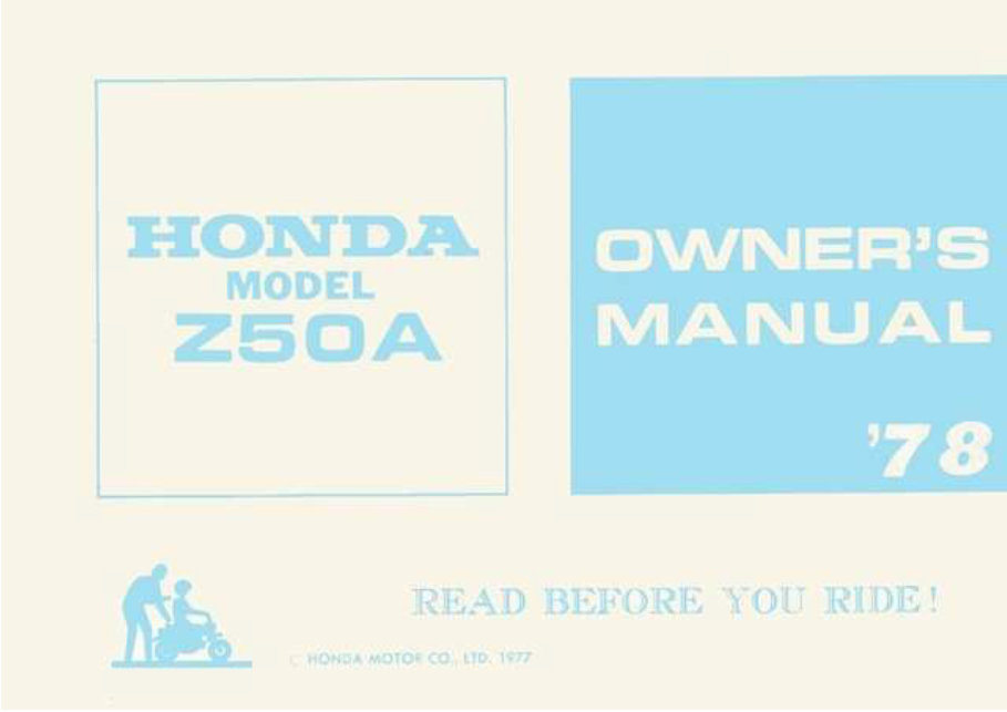 1988-1999 Z50R Service & Repair Manual preview img 1