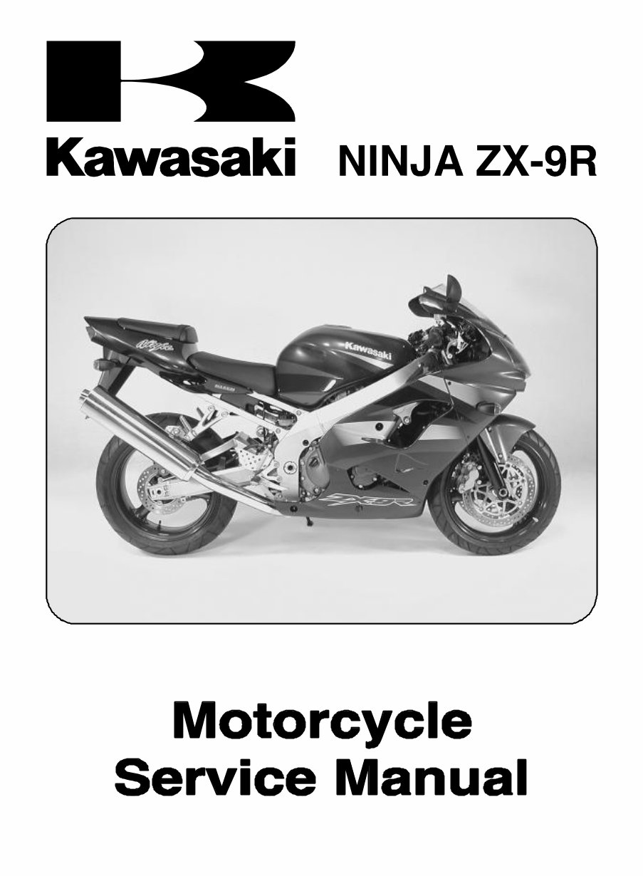 Ninja ZX9R ZX-9R ZX900 2002 2003 Service Repair Workshop Manual