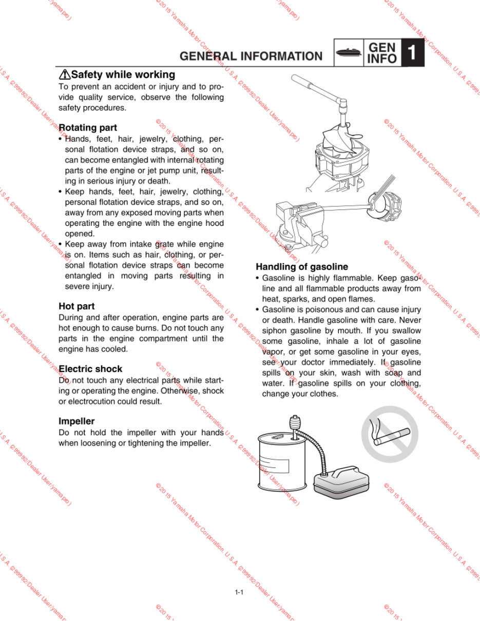 2012-2016 Yamaha AR210 SR210 SX210 Boat Service & Repair Manual preview img 9