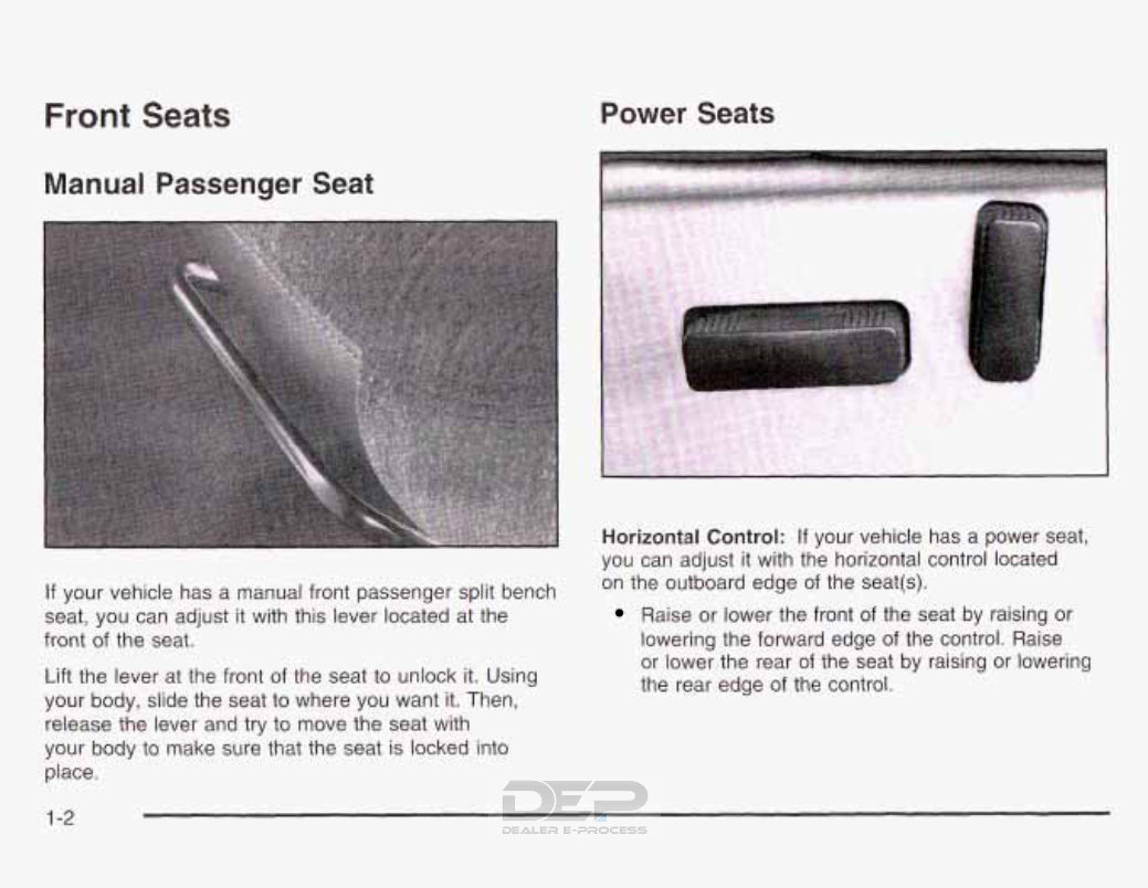 2003 CHEVY / CHEVROLET Avalanche Owners Manual preview img 9