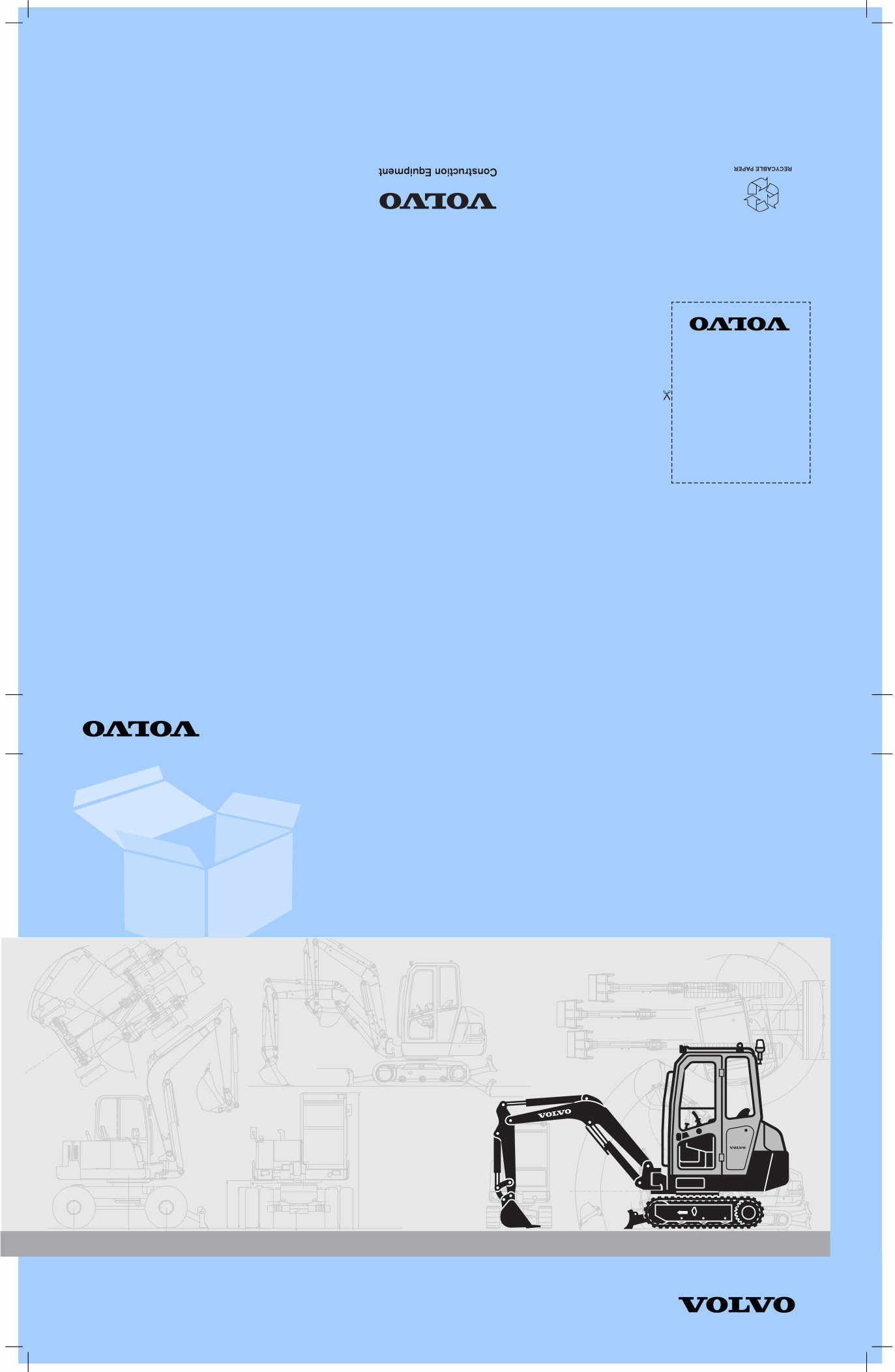 Volvo EC15B XR EC15BXR Compact Excavator Service Parts Catalogue Manual INSTANT SN: 10151 and up preview img 1