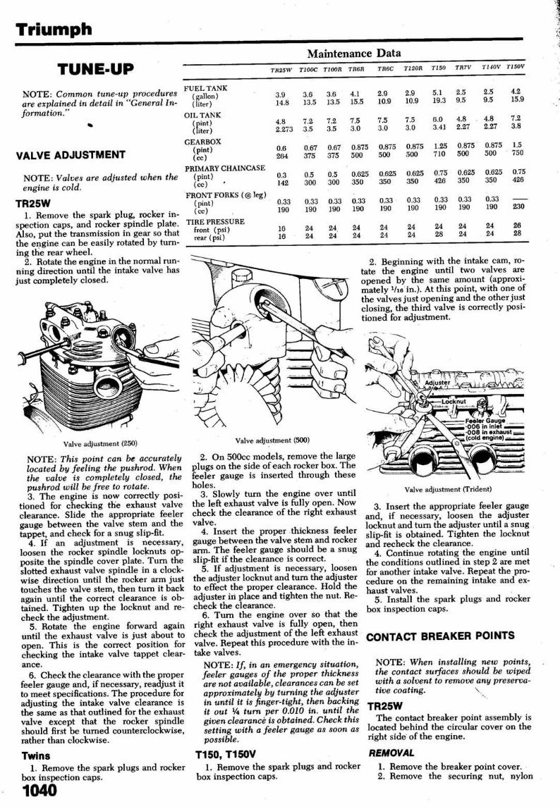 TRIUMPH TROPHY 500 FACTORY Repair Manual 1947-1974 preview img 6
