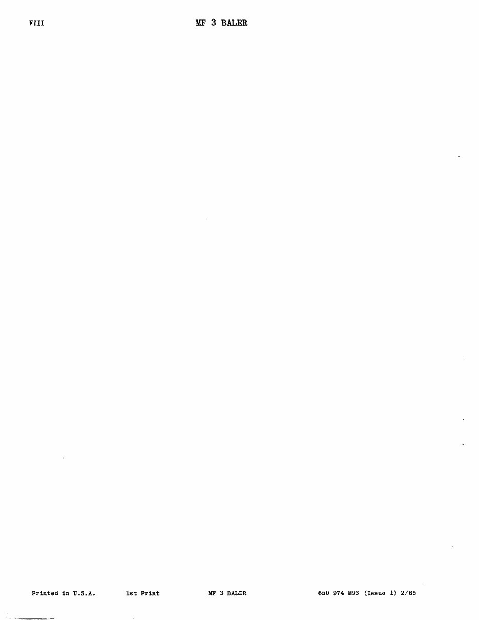 MASSEY FERGUSON MF 3 BALER Parts Manual 650974M93 preview img 10