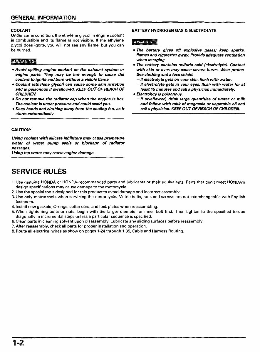 2000-2002 Honda CBR 900RR FireBlade Service & Repair Manual preview img 4