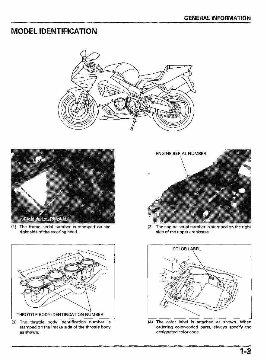 2000-2002 Honda CBR 900RR FireBlade Service & Repair Manual preview img 5