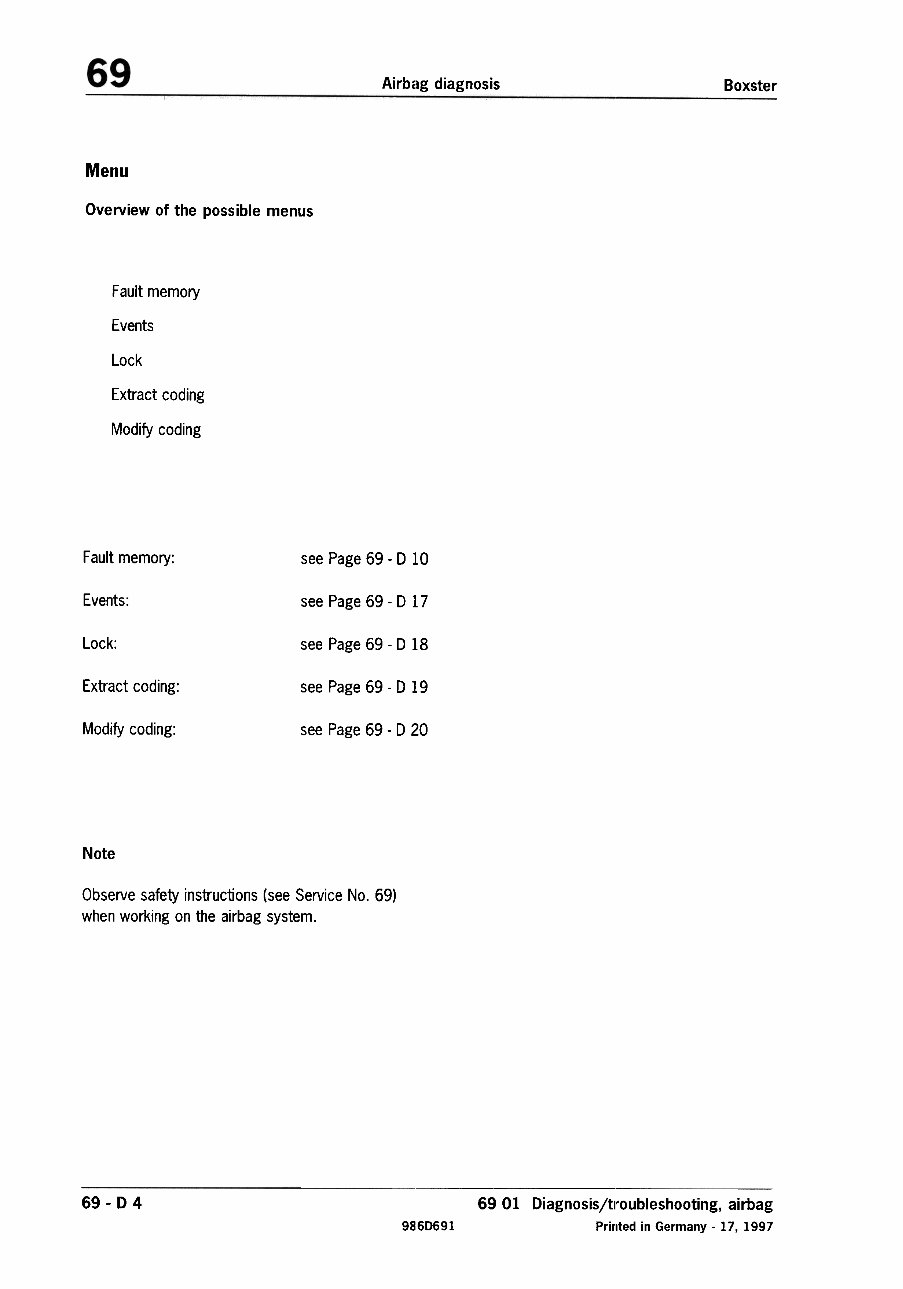 1997-2001 Porsche Boxster 986 Service & Repair Manual preview img 10