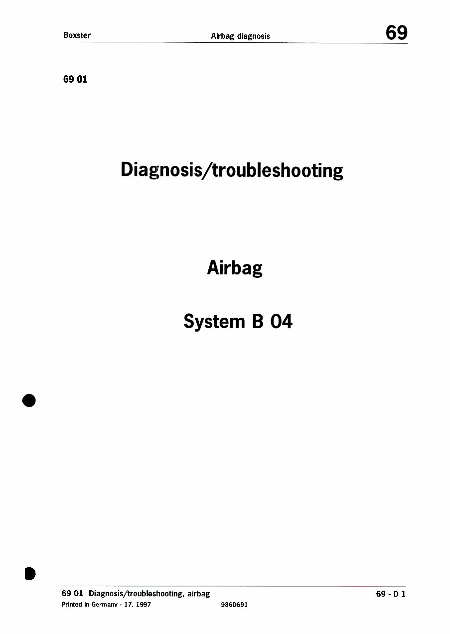 1997-2001 Porsche Boxster 986 Service & Repair Manual preview img 7