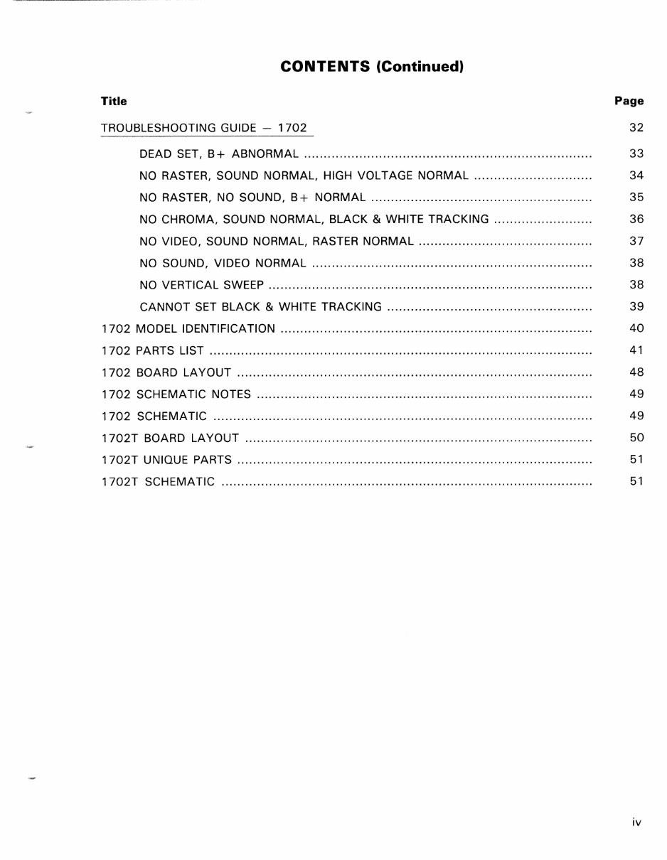 Service Manual COMMODORE 1701/1702 MONITOR preview img 4