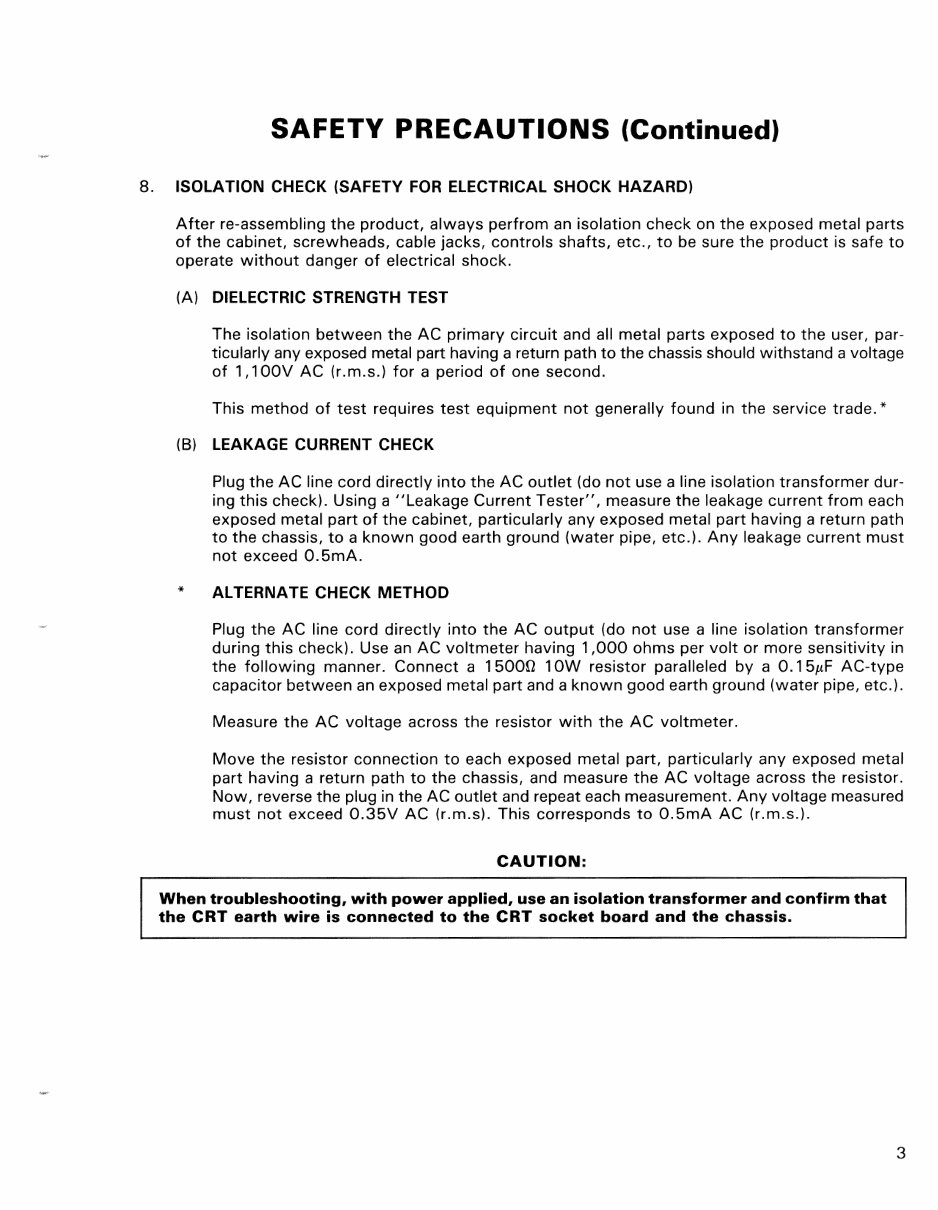 Service Manual COMMODORE 1701/1702 MONITOR preview img 7