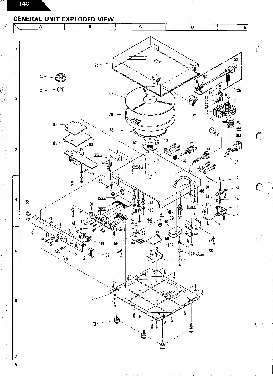 Service Manual Harman-Kardon T40 Auto-Lift Turntable preview img 10