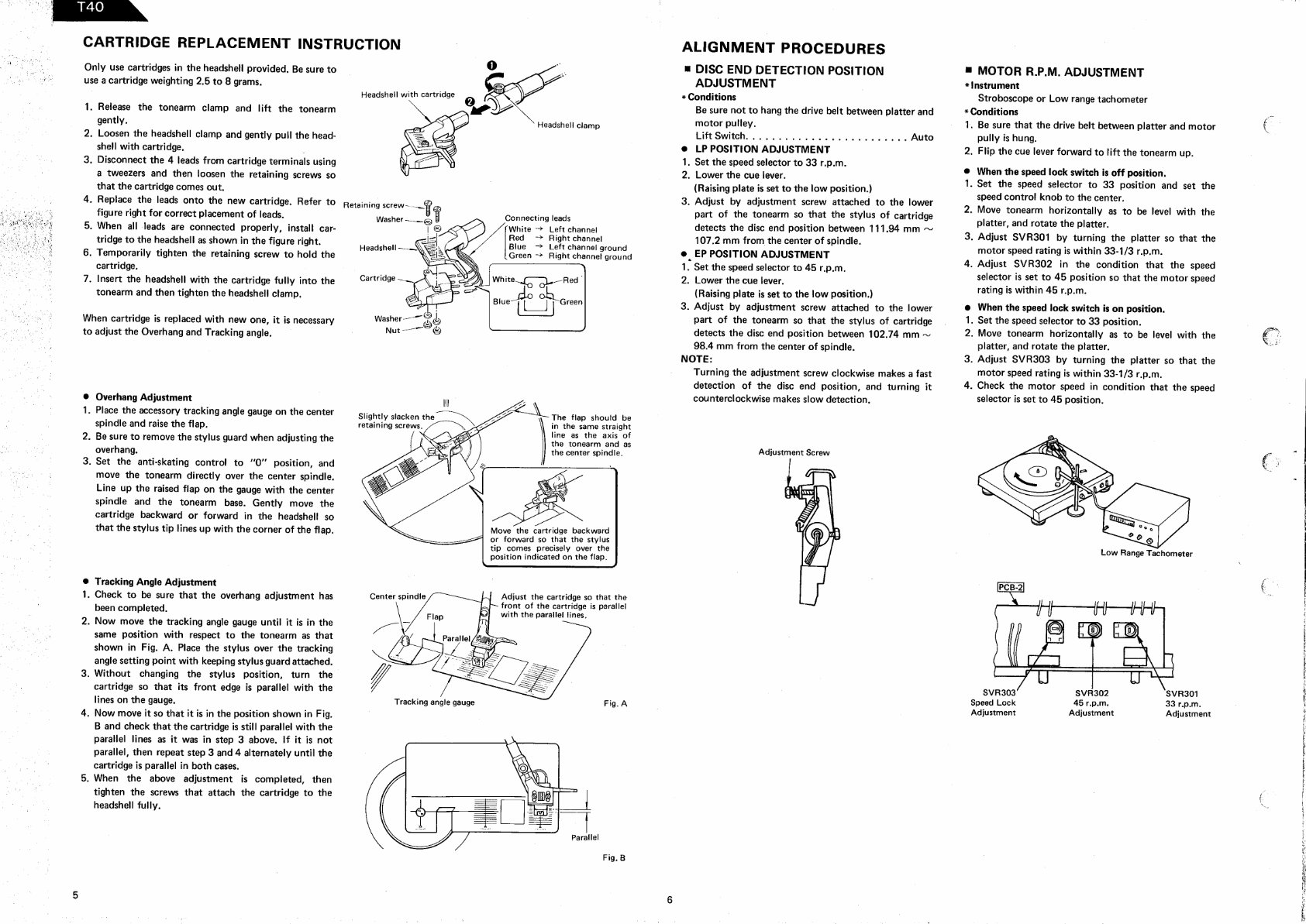 Service Manual Harman-Kardon T40 Auto-Lift Turntable preview img 6