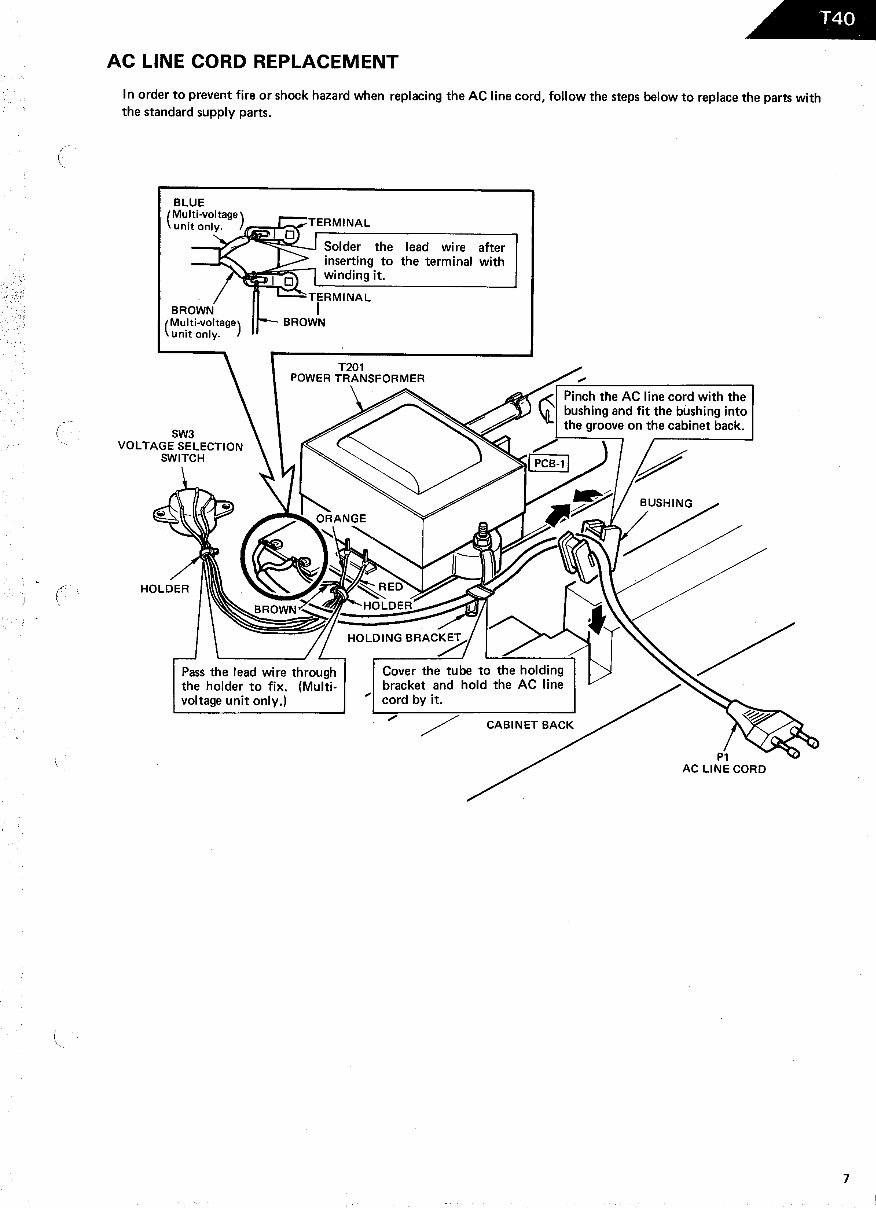 Service Manual Harman-Kardon T40 Auto-Lift Turntable preview img 9