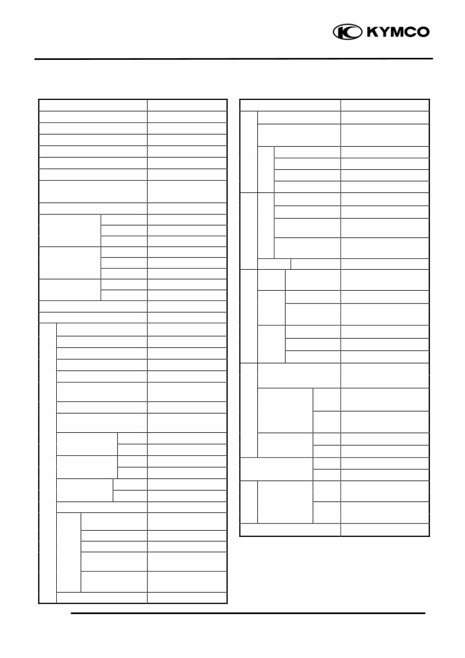 Kymco Xciting 250 Scooter Factory Service & Work Shop Manual preview img 6