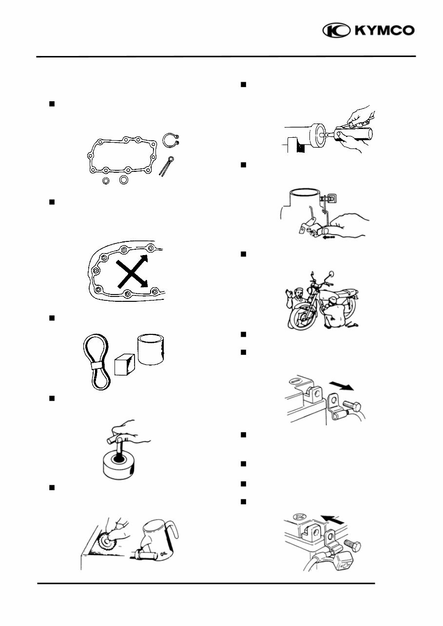 Kymco Xciting 250 Scooter Factory Service & Work Shop Manual preview img 7