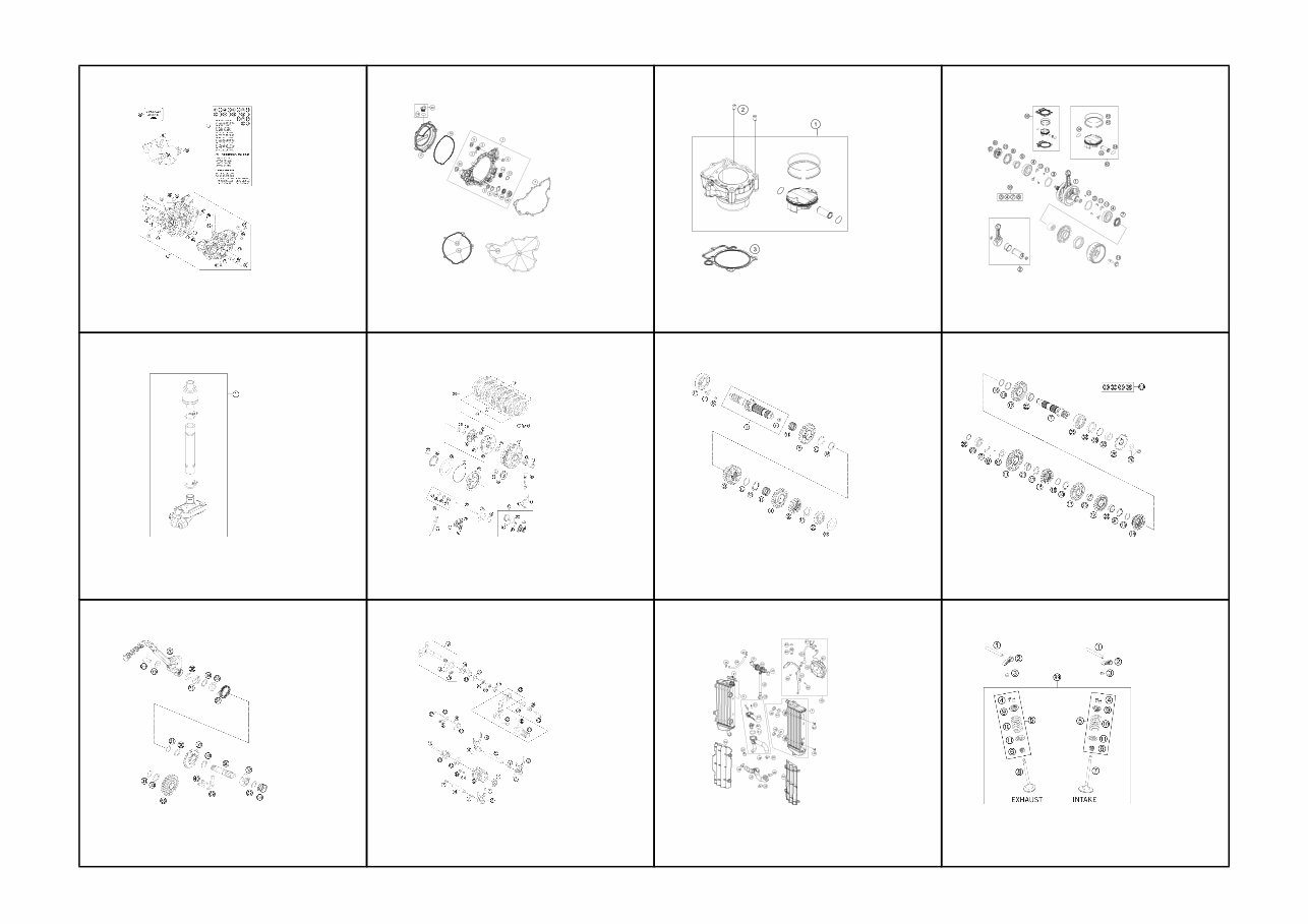 2013 Ktm 350 Exc-f,350 Exc-f Six Days Eu,350 Xcf-w Workshop Service Repair Manual preview img 1