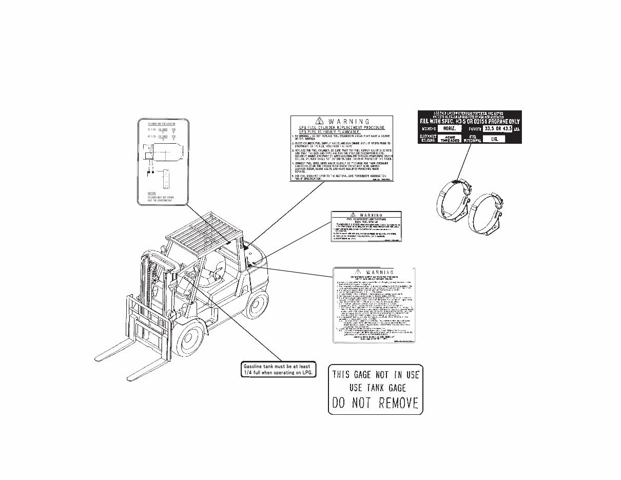 CAT Lift Truck GP40K GP40KL GP45K GP50K DP40K DP40KL DP45K DP50K Operation & Maintenance Manual # 1 preview img 10