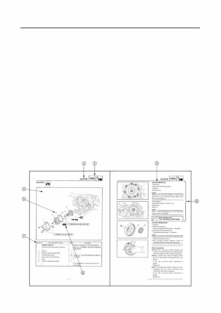 Yamaha Kodiak 400 2000 2001 2002 Workshop Service Manual preview img 4