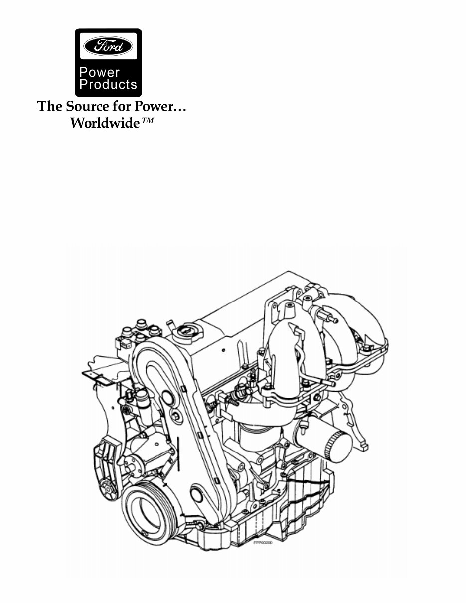 Ford 2.5L (153 CID) LRG-425 Industrial Engine Service & Repair Manual preview img 1