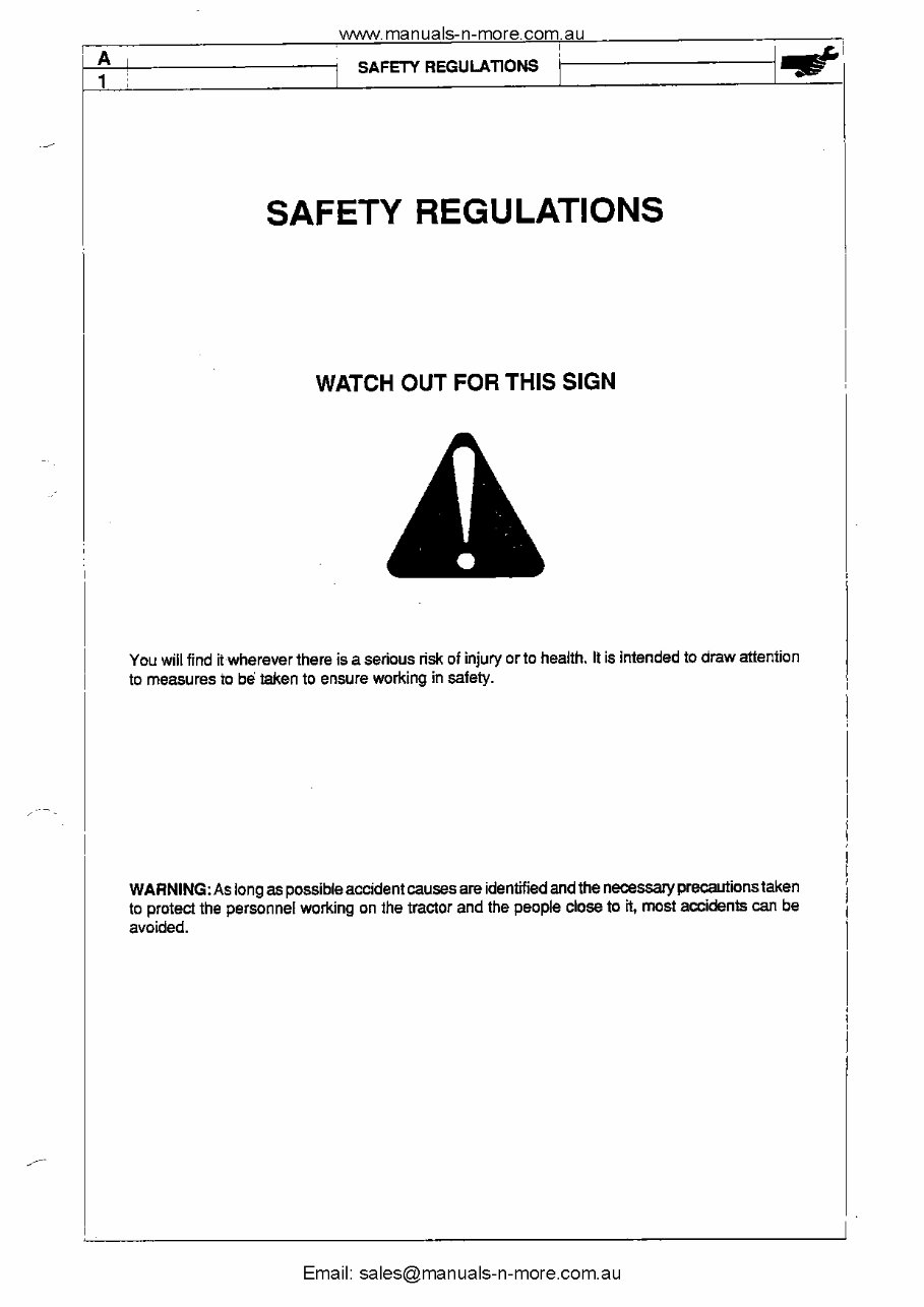 Massey Ferguson MF 394F Factory Service & Work Shop Manual preview img 6