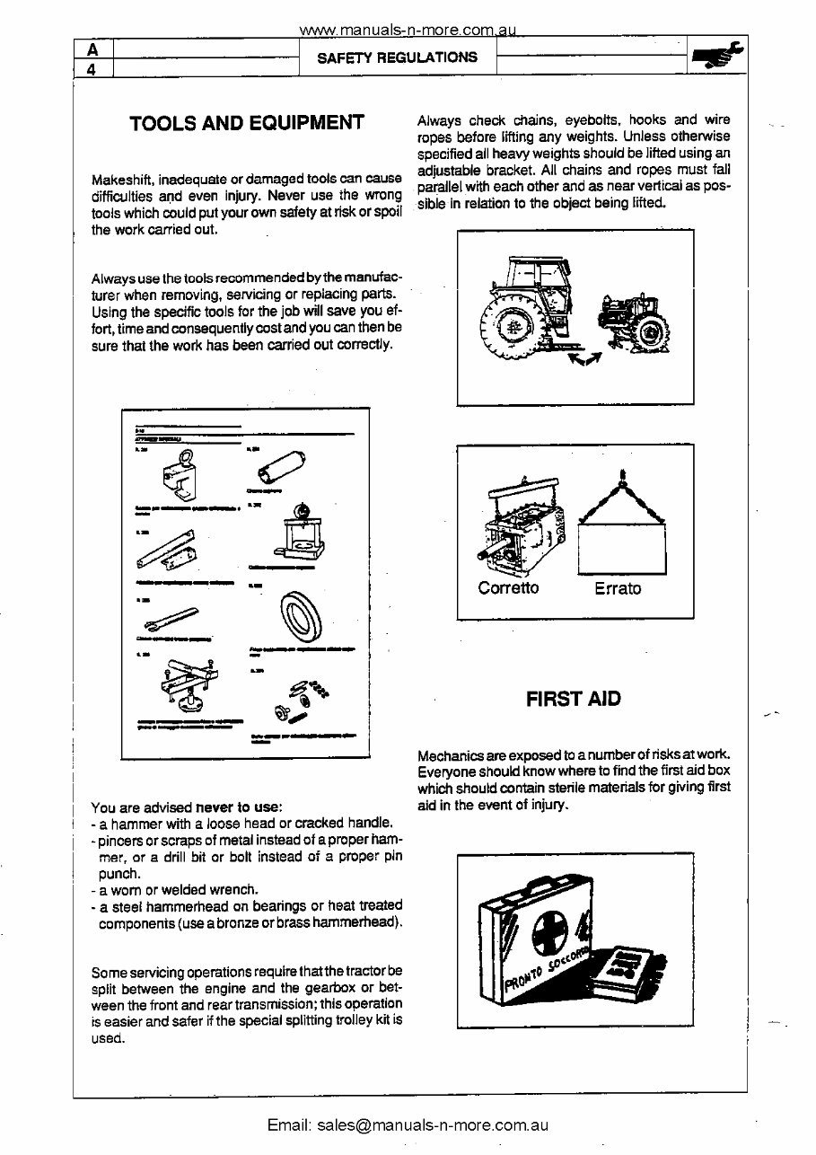 Massey Ferguson MF 394F Factory Service & Work Shop Manual preview img 9