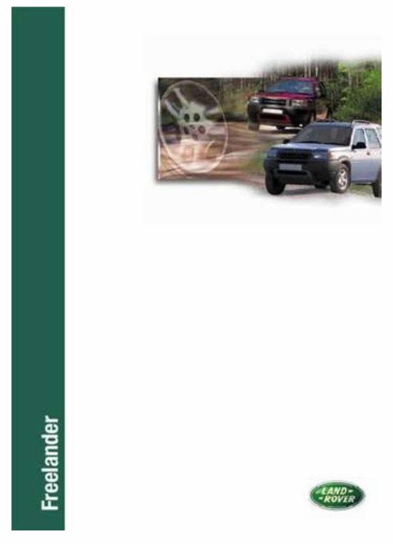 Land Rover Freelander Workshop Manual 2001 2004 preview img 1