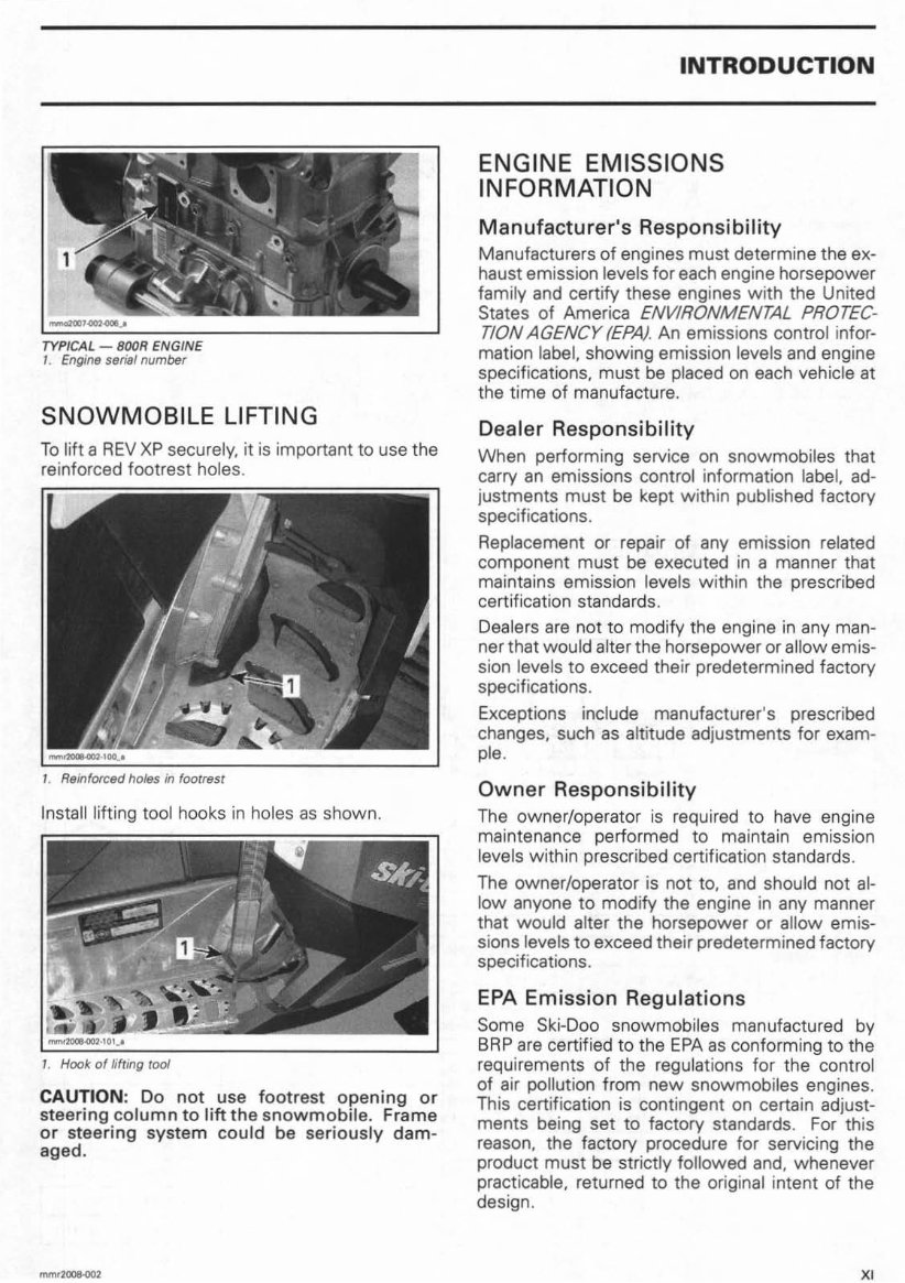2008 Ski-Doo GSX Limited Touring 600 HO SDI Factory Service & Work Shop Manual preview img 10