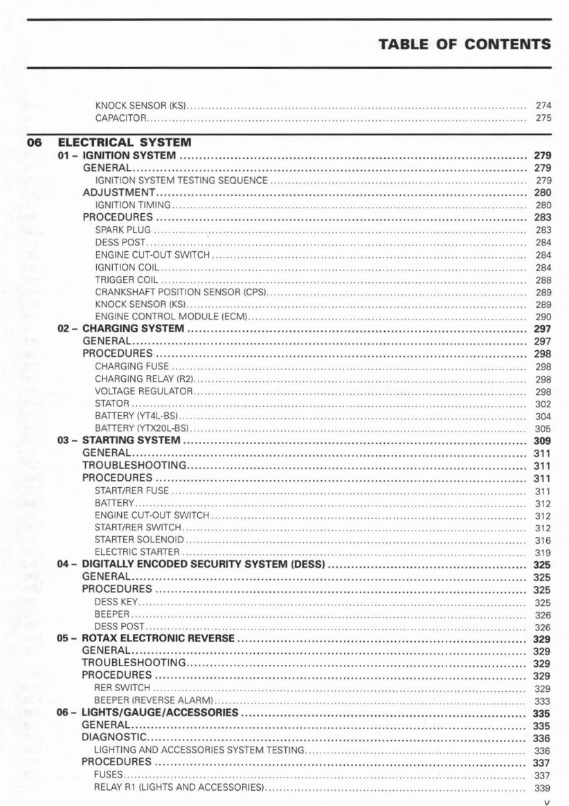 2008 Ski-Doo GSX Limited Touring 600 HO SDI Factory Service & Work Shop Manual preview img 5