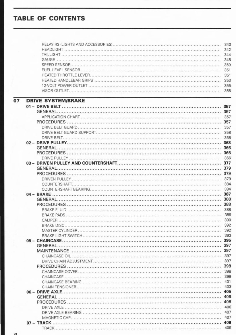 2008 Ski-Doo GSX Limited Touring 600 HO SDI Factory Service & Work Shop Manual preview img 6