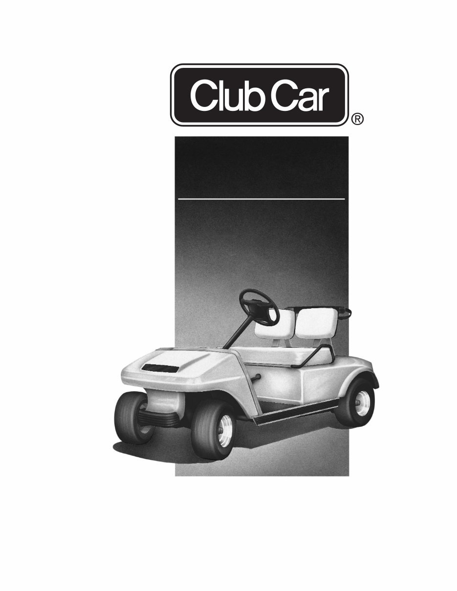 2001-2002 Club Car DS Powerdrive Vglide 48 IQ Turf Carryall Villager Gasoline and Electric Vehicle Repair Manual preview img 1