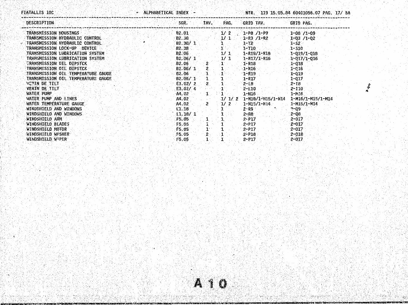 Allis Chalmers Fiatallis Crawler Dozer 10C CTA CLGP Parts Manual Catalog SN 110140 - 113898 preview img 6
