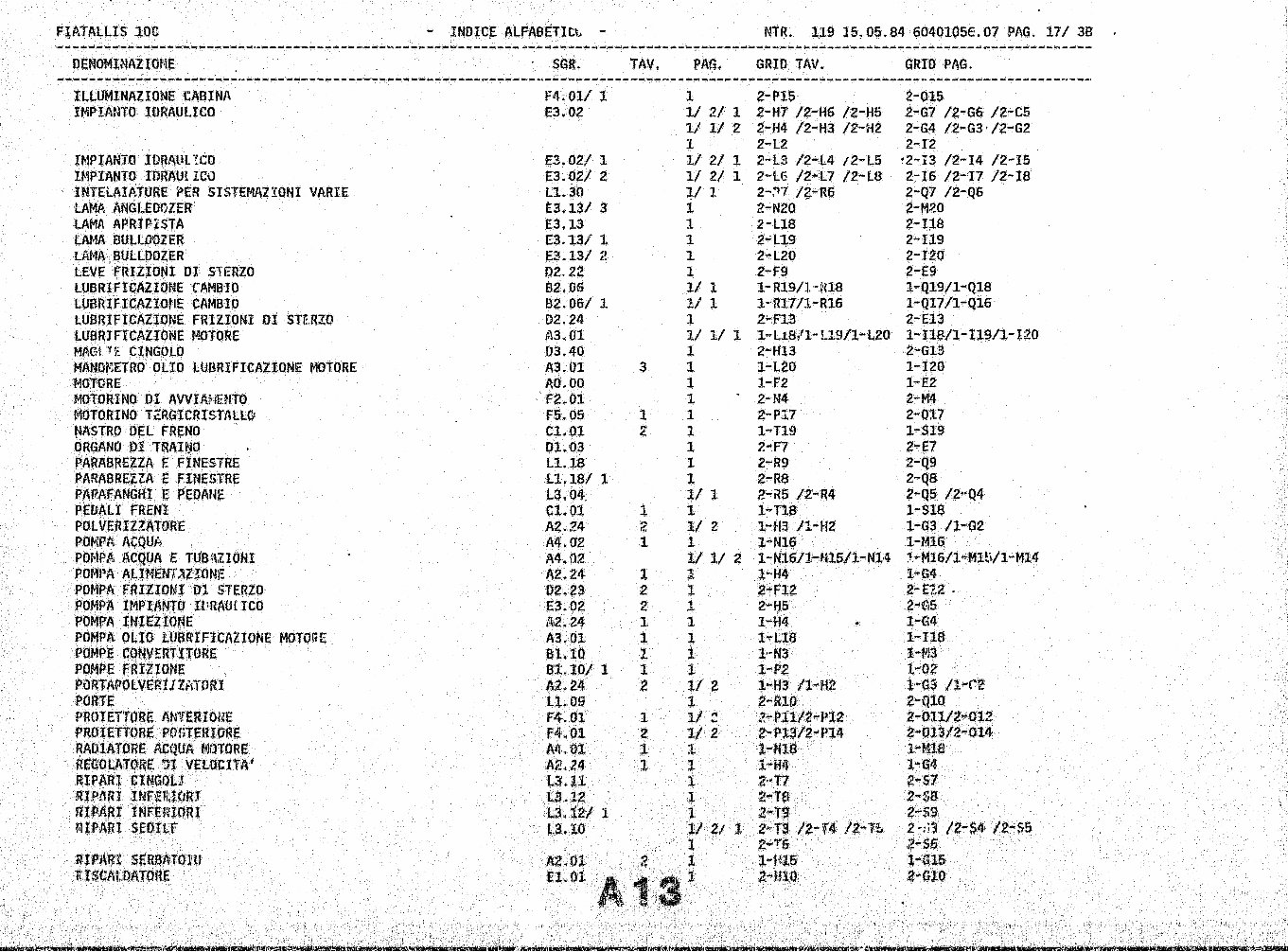 Allis Chalmers Fiatallis Crawler Dozer 10C CTA CLGP Parts Manual Catalog SN 110140 - 113898 preview img 9