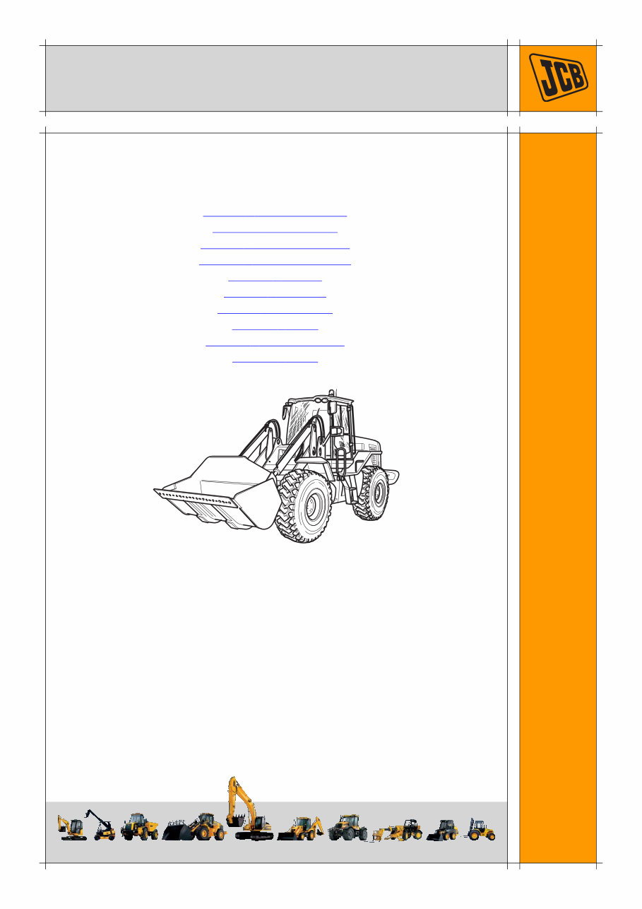 JCB Excavator Factory Service & Work Shop Manual preview img 1