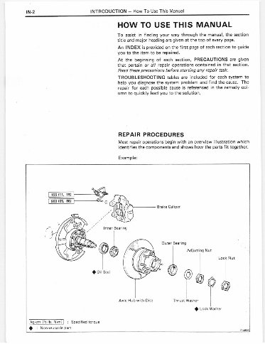 1984-1990 Toyota Land Cruiser Heavy Duty (Chassis & Body) Service & Repair Manual preview img 5