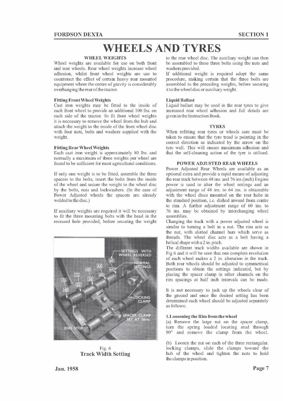 Ford Fordson Super Dexta Factory Service & Work Shop Manual preview img 8