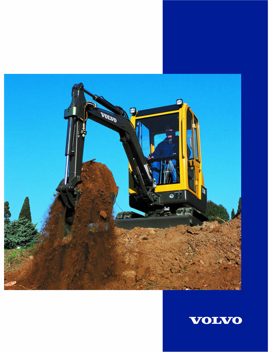 VOLVO EC15B XT COMPACT Excavator Service and Repair Manual preview img 1