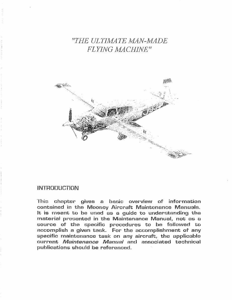 Mooney Service School Aircraft Maintenance Repair Training Manual - preview img 10