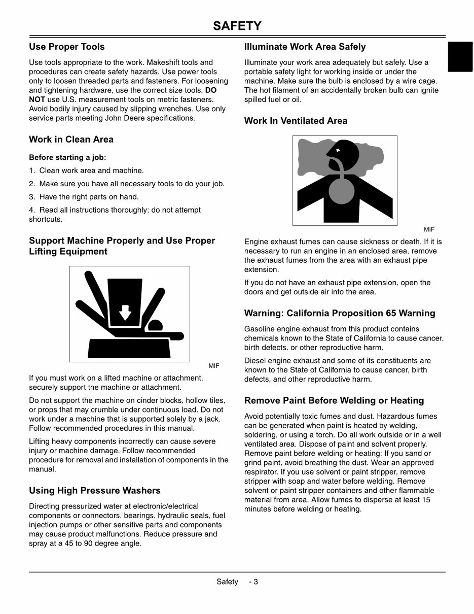 John Deere 102 115 125 135 145 155C 190C Lawn and Garden Tractor Repair Manual preview img 7
